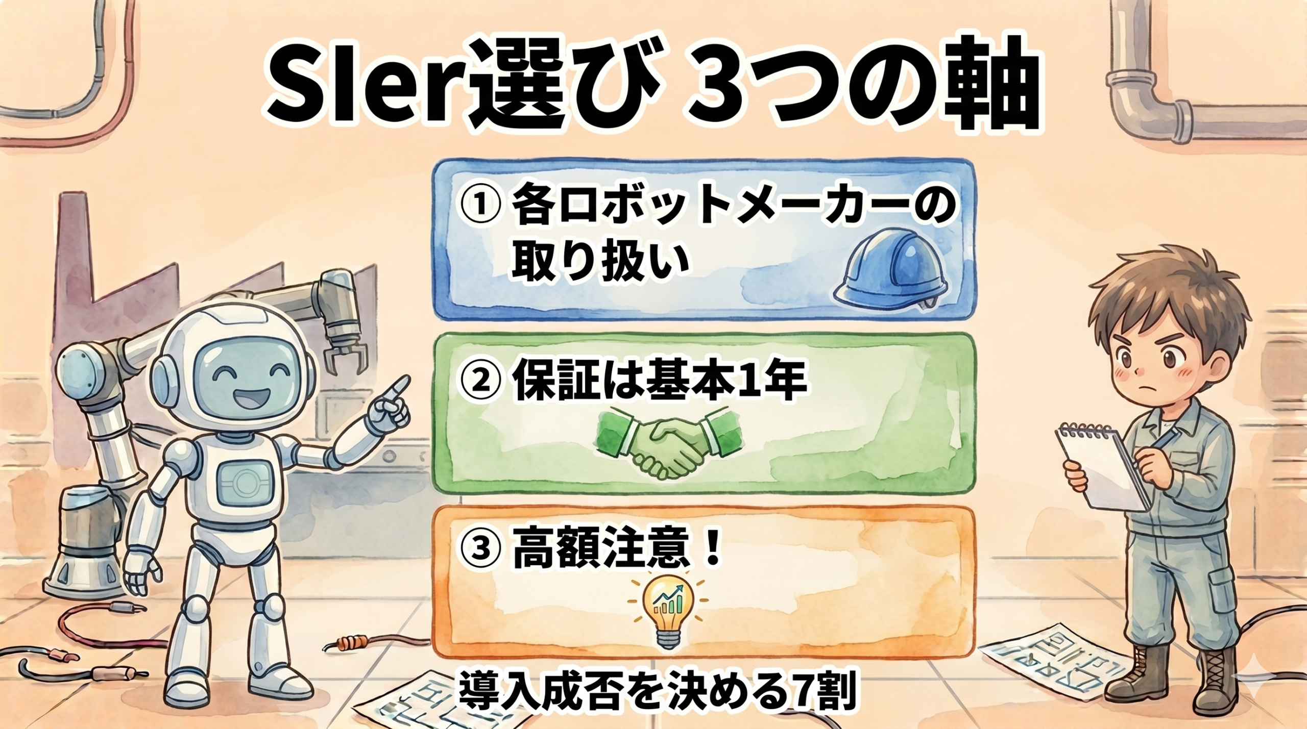 SIer選定3つのポイント